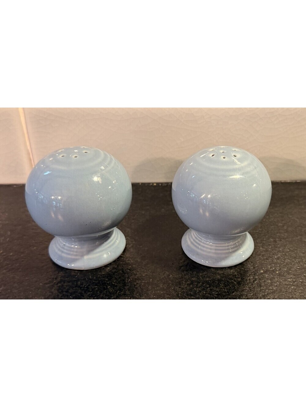 Fiesta Periwinkle Salt & Pepper Shakers (1989-2006)